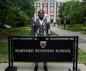 Siphiwe Tshabalala has a Hollywood star as a classmate at Harvard University.