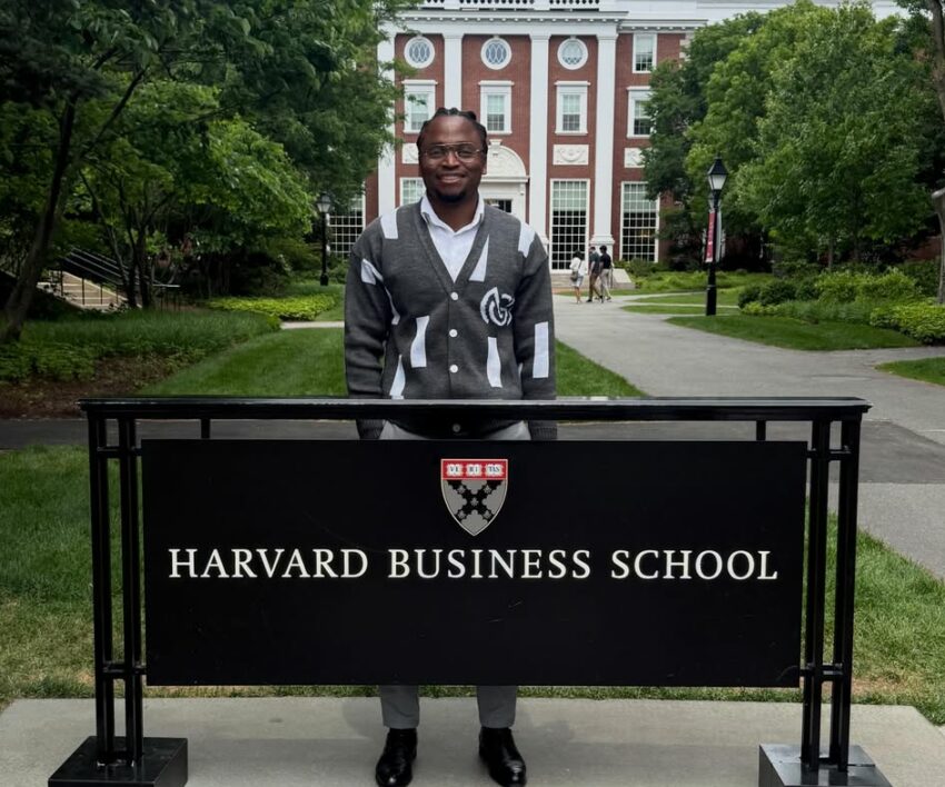 Siphiwe Tshabalala has a Hollywood star as a classmate at Harvard University.