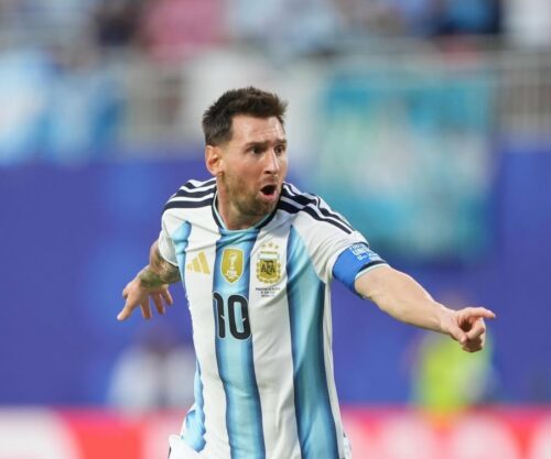 Lionel Messi could have received a red card.
