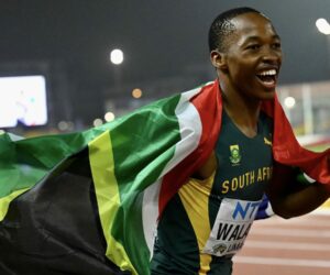 Bayanda Walaza storms to victory at Ostrava Golden Spike.