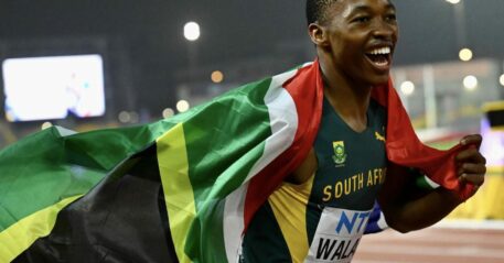 Bayanda Walaza storms to victory at Ostrava Golden Spike.
