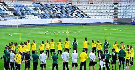 Bafana Bafana will go up against Jamaica.
