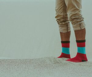 A man wondered if people in Africa have socks.