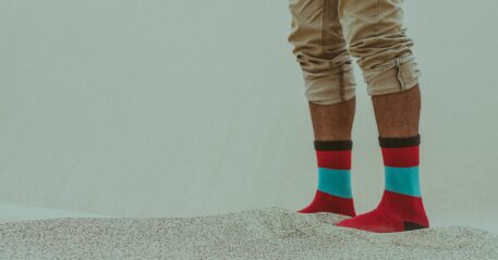 A man wondered if people in Africa have socks.