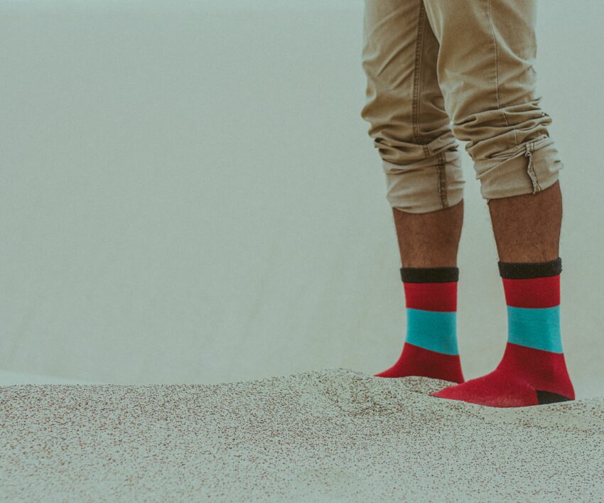 A man wondered if people in Africa have socks.