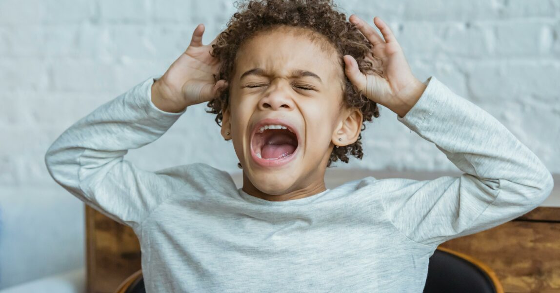 Common reaction to stress in children.