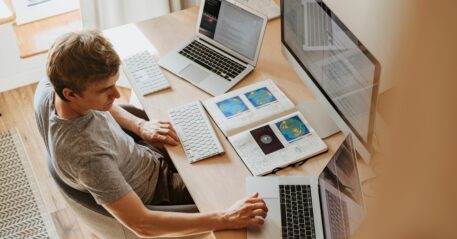 The convenience and consequences of a work-from-home job.