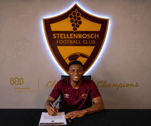 Thabiso Lebitso joins Stellenbosch FC.