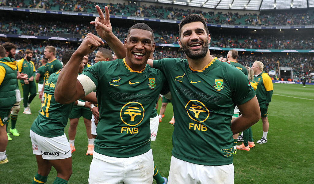 The wrong Springbok Damian was called for Man of the Match.