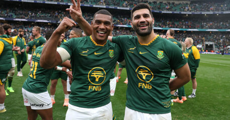 The wrong Springbok Damian was called for Man of the Match.