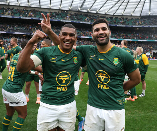 The wrong Springbok Damian was called for Man of the Match.