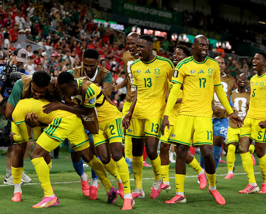 Bafana Bafana climb 6 places in FIFA rankings after World Cup.