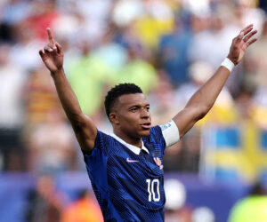 Kylian Mbappe broke a World Cup knockout stage record.