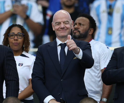 Gianni Infantino thanked Bafana Bafana for their FIFA World Cup participation.