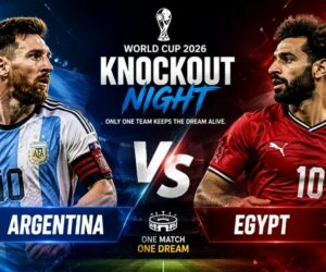 Egypt takes on Argentina.