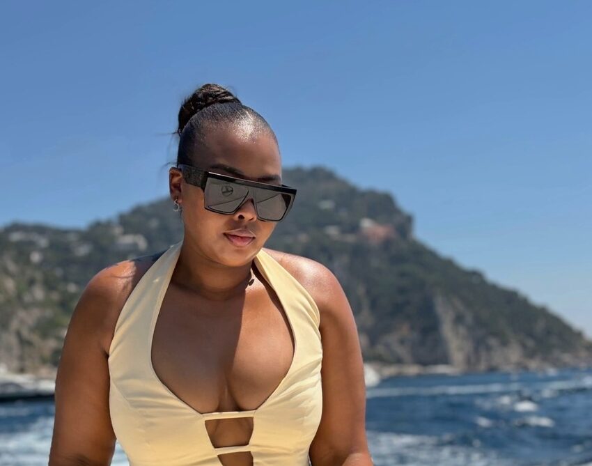 Anele Mgudlwa reacts to Chidimma Adetshina's reported passport handover.