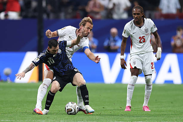 England's Harry Kane addressed the shattered World Cup dream.